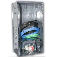 Caixa de Luz para 1 Relogio Montada 10mm AES ENEL