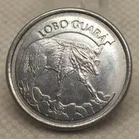 Moeda 100 Cruzeiros Reais 1994 Lobo Guará *Flor de Cunho - Foto 2