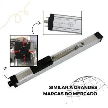 RÉGUA POTENCIOMÉTRICA SEM HASTE MOD. KTF 350mm - Foto 2