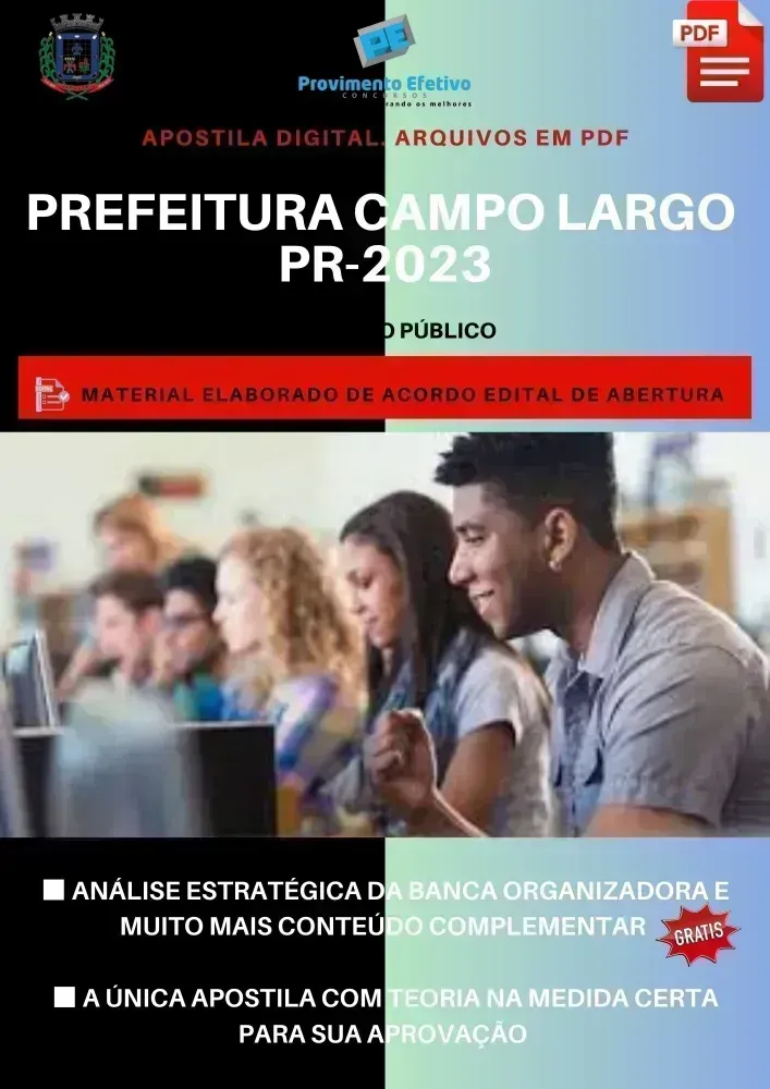 Apostila Prefeitura Campo Largo PR Médico 20 h 2023 