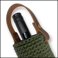  ALÇA DE MÃO | ALÇA PARA PORTA VINHO | WINEBAG - COURO 3mm - Foto 6