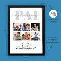 QUADRO COM MOLDURA | 30X40cm - Foto 3