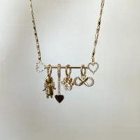 Pingente Argolinha Cravejada com Coração Pendurado - Foto 2