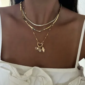 Pingente Patinha Dourada com Zircônia Central - Foto 2