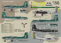 Decal Fcm Avião A-26 Invader Fab 1/48 Decal FCM 48056 Plastimodelismo - Foto 3