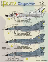 Decalque Fcm 32021 Mirage III Decal Fab 1/32