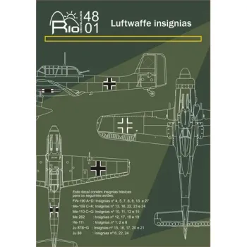 Decal Cruzes Balcânicas Luftwaffe FCM4801 1/48 Decalque - Foto 2