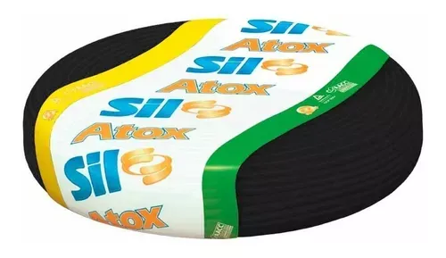 SIL FIOS CABO ATOX 2,5MM PRETO 750V ROLO 100 METROS - SIL