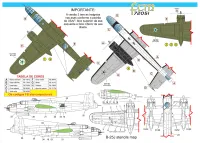 Decalque North American B-25 B/J Mitchell Decal Fcm 72051 1/72 Plastimodelismo - Foto 2