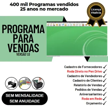 Programa Para Controle de Estoque e Pedido de Vendas v1.0 - FpqSystem