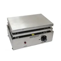 CHAPA AQUECEDORA RETANGULAR ACO INOX 220V - Foto 2