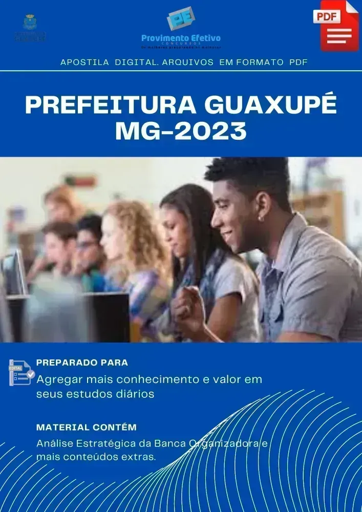 Apostila Pref Guaxupé MG PSICÓLOGO 2023  Imagem