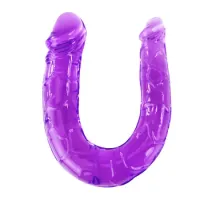 Pênis Dupla silicone flexível 29 x 3,3cm x 2,2cm - BI040001 - Foto 3
