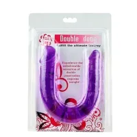 Pênis Dupla silicone flexível 29 x 3,3cm x 2,2cm - BI040001 - Foto 7