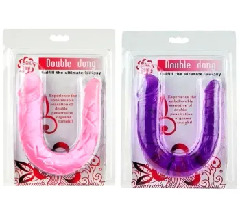 Pênis Dupla silicone flexível 29 x 3,3cm x 2,2cm - BI040001