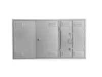 Caixa de luz metalica COMPLETO 1 MEDIDOR TRIFÁSICO - CATEGORIA C7 (50MM² - 125A) AES ENEL