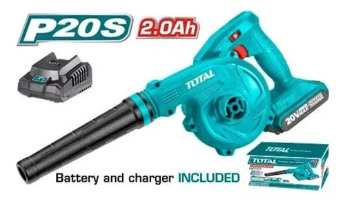 Soprador Folhas Jardim Pó Sem Fio Bateria 20v Total Tools Imagem