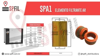 ELEMENTO FILTRANTE AR  SPA1