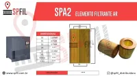 ELEMENTO FILTRANTE AR  SPA2