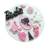 Molde de Silicone Barbie 