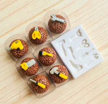 Molde de Silicone Kit Ferramentas