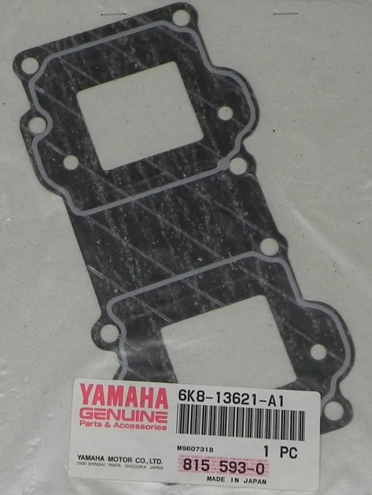 Junta Coletor Admissão Válvula Torque Induction Jet Ski Yamaha Waverunner 500 Wavejammer 500 6K8-13621-A1 6K8-13621-00-00 Imagem