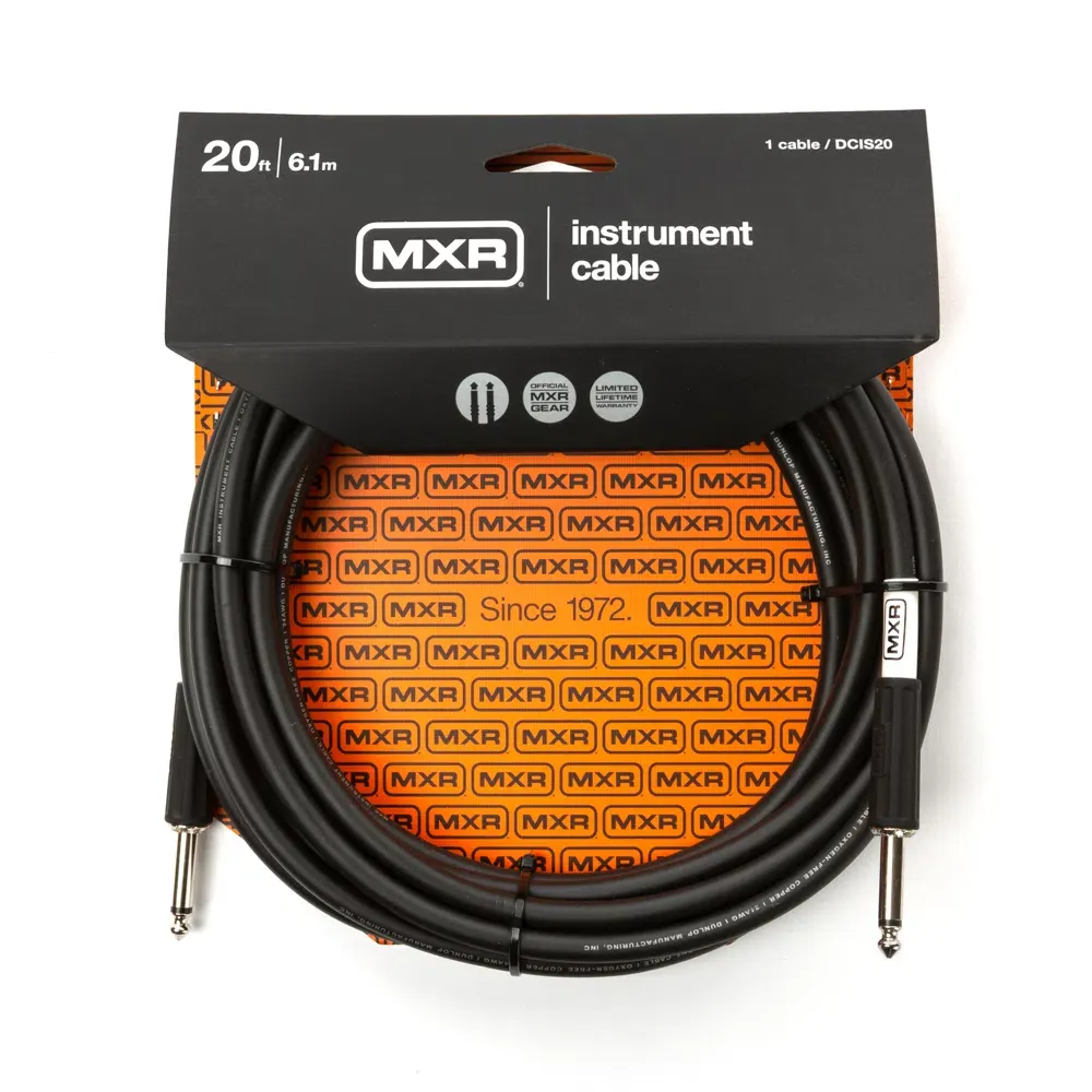 Cabo para Instrumento Dunlop MXR Standard 6m Reto/Reto Imagem