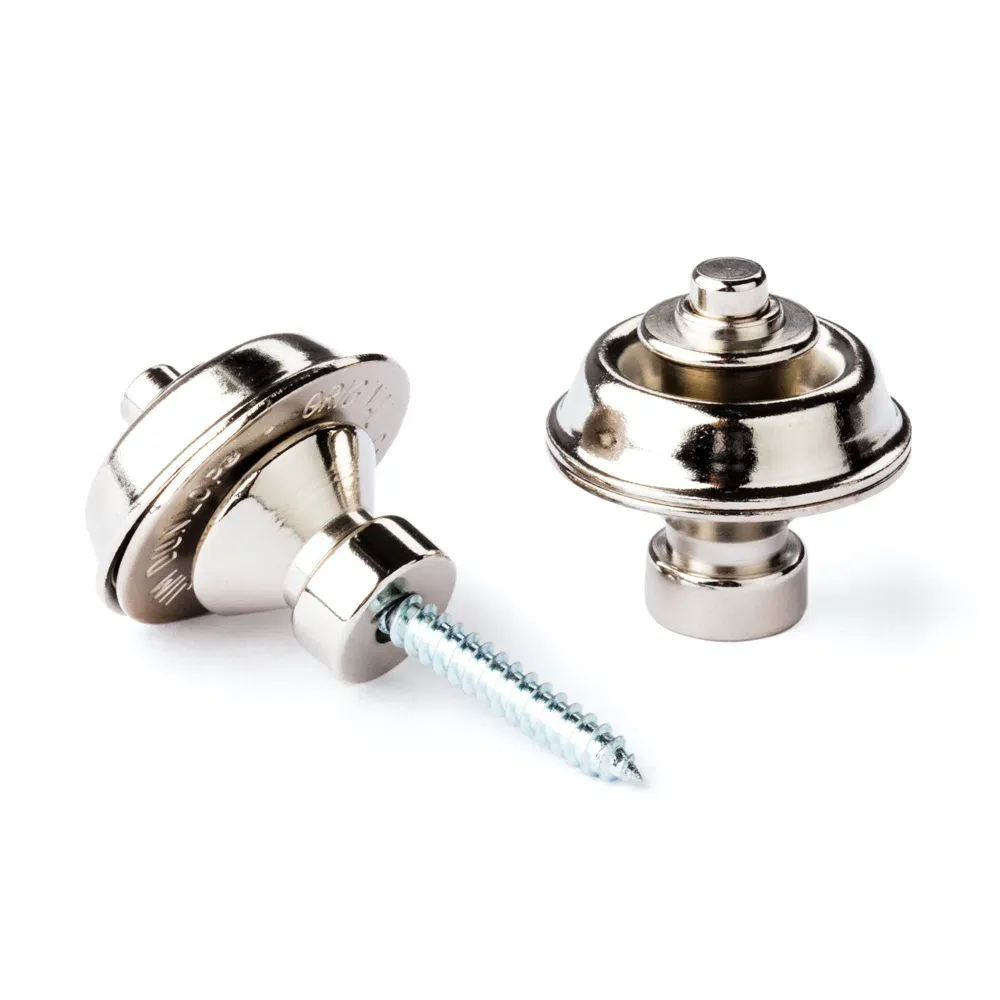 Kit de Roldana Strap Lock Tradicional Níquel SLS1501N Dunlop Imagem