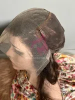 Touca com cabelo implantado 15 cm repartição livre 55 cm de orelha a orelha  humana brasileiro  - Foto 2
