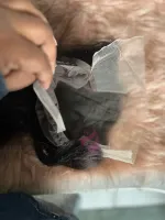 Touca com cabelo implantado 15 cm repartição livre 55 cm de orelha a orelha  humana brasileiro  - Foto 4