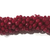 Fio de cristal Vermelho Marsala - 341