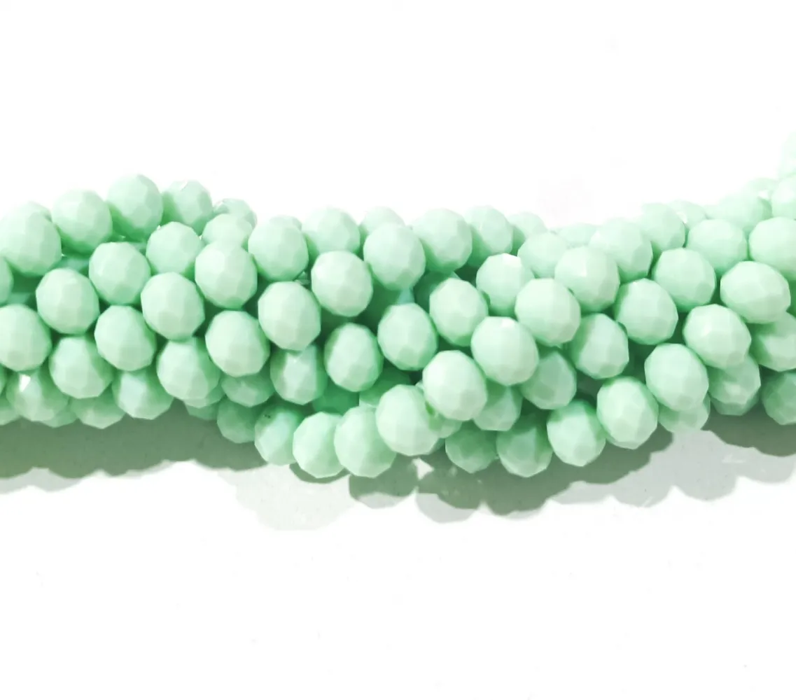 Fio de cristal Verde Suave - 342 Imagem