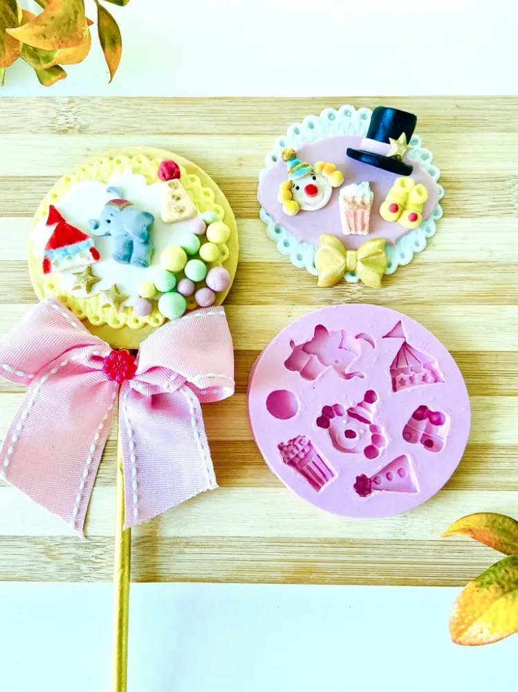 Molde de Silicone Circo 01