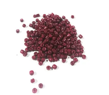 Missanga de vidro Marrom Canela - 6/0  - 4mm