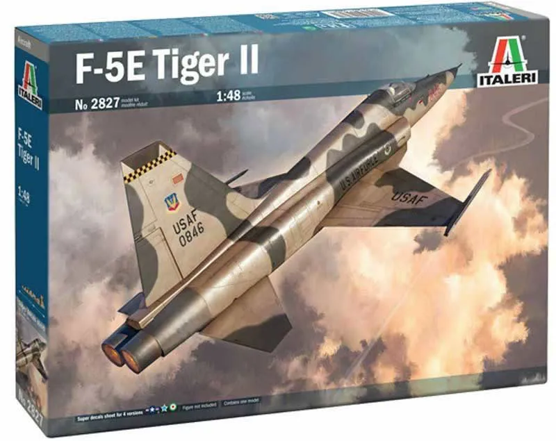 Avião Northrop F-5E Tiger II Kit Italeri 1/48 Plastimodelismo 2827