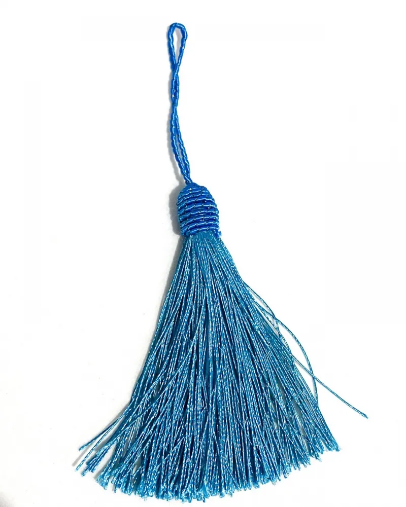  Tassel Azul Claro Imagem