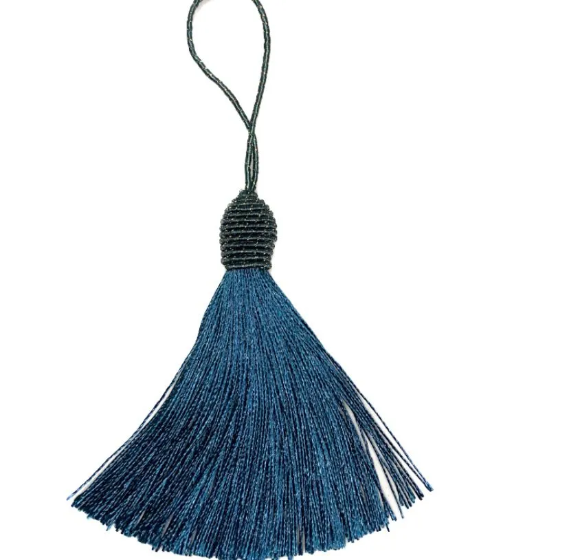 Tassel Azul Pavão Imagem
