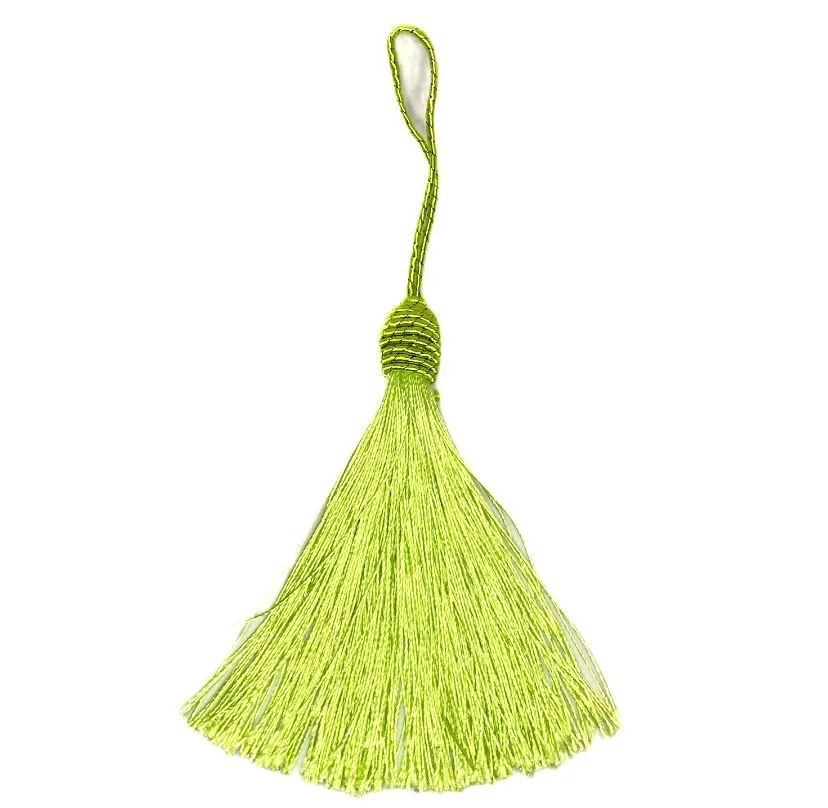  Tassel Verde Neon Imagem
