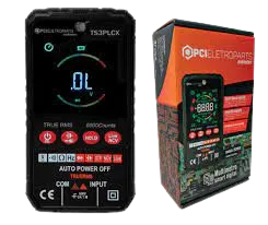 MULTIMETRO DIGITAL AUTOMATICO COM DISPLAY COLORIDO TS3PLCX