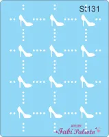 ST131  Stencil Sapato Coleção Barbie - Foto 2