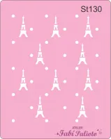 ST130  Stencil Torre Coleção Barbie