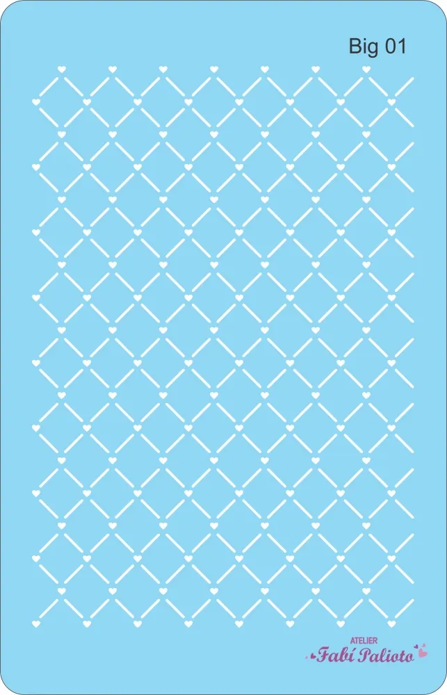 BIG01  Stencil Love Coleção Barbie 18x28cm