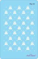 BIG02  Stencil Bolsa Coleção Barbie 18x28cm