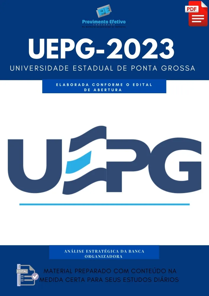Apostila UEPG Ano 2023  Imagem