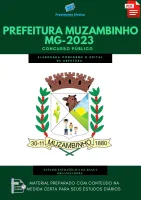 Apostila Pref. Muzambinho MG 2023 