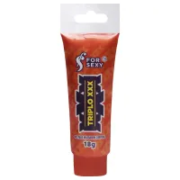 TRIPLO XXX GEL FUNCIONAL VIBRA ESQUENTA ESFRIA 18G - FORSEXY.                                                                                    LIBYSEXSHOP