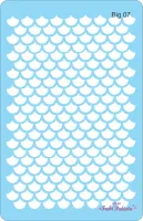 BIG07  Stencil Rabo de Sereia 18x28cm