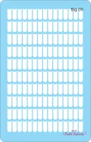 BIG09  Stencil Telhadinho 1 - 18x28cm