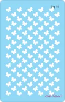 BIG11  Stencil Borboletas 18x28cm