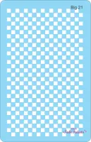 BIG21  Stencil Jogo de Xadrez 18x28cm